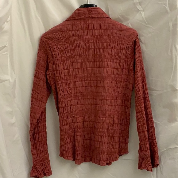 Pucker-stitched Shirt With Fluted Cuffs by True Grit - Picture 2 of 4